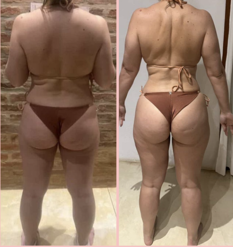 Transformação de aluna · Desafio Seca Diva