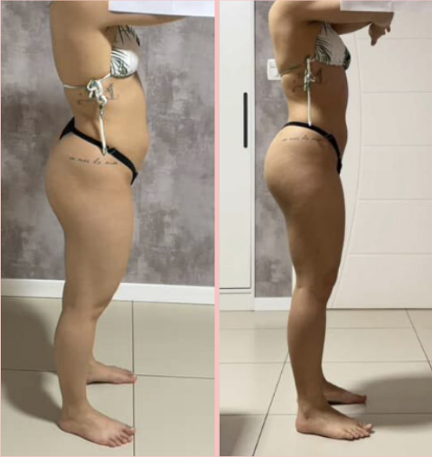 Transformação de aluna · Desafio Seca Diva