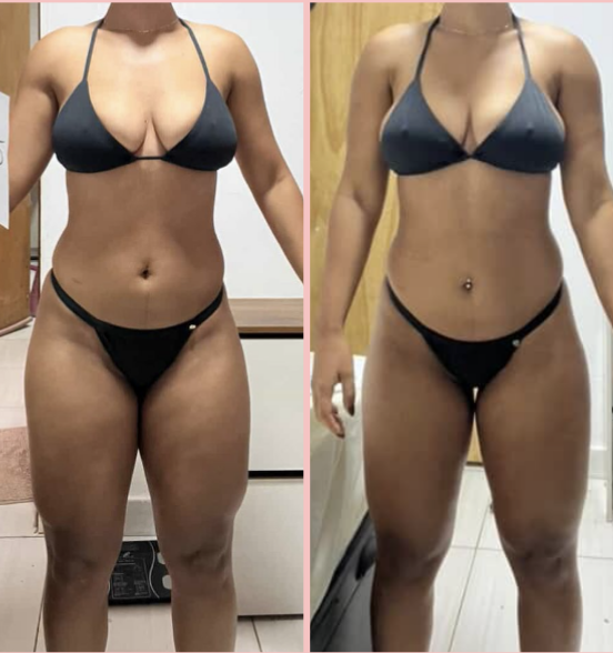 Transformação de aluna · Desafio Seca Diva